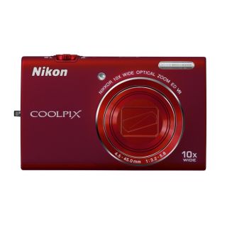 Nikon Coolpix S6200 Digitalkamera 16 MP rot 0018208923366