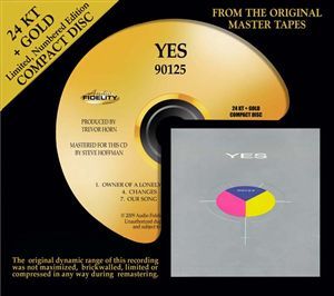 AFZ 063  Yes   90125 Gold CD