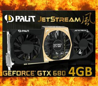 Palit Geforce GTX 680 JetStream 4GB @ 1069MHz  Neu 3J. Garantie 4K 3D