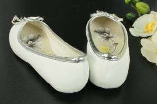 Weiße Ballerina Mädchen Ballerinas Schuhe gr 24