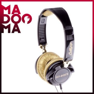 OnEarz LOLLIPOP Black/Gold Kopfhörer ON EARZ Headphones Schwarz NEU