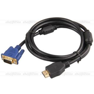 HDMI zu 15 Pin VGA Male Konverter Kabel Adapter Kompaktadapter