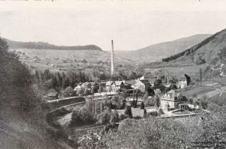 Papierfabrik Holtzmann Weisenbach Murgtal Rastatt 1926