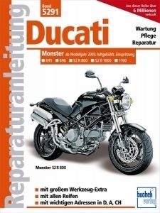 Ducati Monster 695 S2R 800 1000 Dark ab 2005 Reparaturanleitung