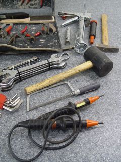 Posten Werkzeug Handwerkzeug mit Werkzeugtasche Maulschlüssel Hammer