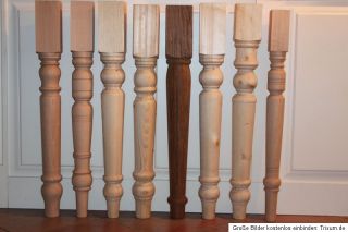 Ein Tischbein gedrechselt Buche/ Holz /Länge 76cm/Durchmesser 80 mm