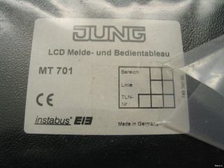 EIB Jung Melde  Bedientableau Panel MT 701 MT701 NEU und OVP