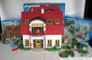 Playmobil, 4279 Großes Stadthaus + Wintergarten + Carport