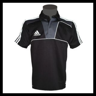 Adidas Herren Poloshirt schwarz/grau Polo Shirt Sport Fussball