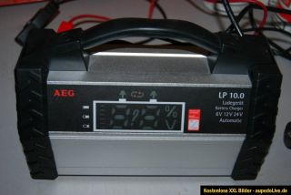 AEG KFZ Batterie Ladegerät LP 10.0 Neuwertig OVP 6v 12v 24v 2 225Ah
