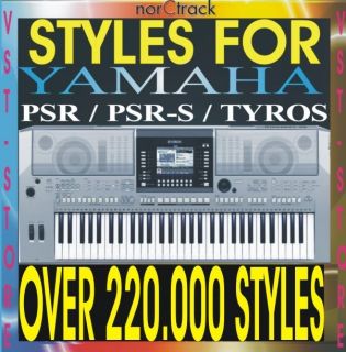 YAMAHA STYLES PSR OR 700 9000 1500 A1000 2100 3000 s550 s710 s910