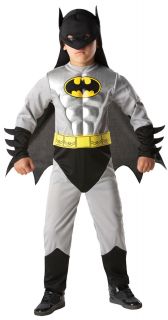 Kinder Kostüm Batman gepolsterte Bauchpartie Verkleidung Größe L