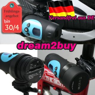 HD 720P Fahrrad Action Kamera Helmkamera Camcorder Sport Wasserdicht