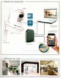 ELRO C704IP Plug&play WIFI Netzwerkkamera Überwachungskamera Meldung