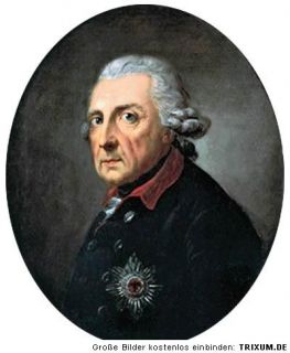FRIEDRICH II. der Große König Preußen e.U. 1753 Potsdam