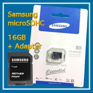Samsung microsd Speicherkarte class 10 microSDHC Card 16GB + Adapter
