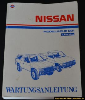 Original Werkstatthandbuch Wartungsanleitung Nissan Terrano und Pickup