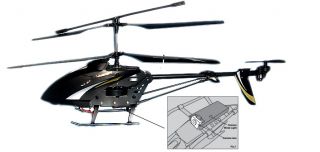ferngesteuerter Gyro Helikopter Hubschrauber Spy Kamera 711 NEU