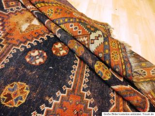 Antiker alter Gabbeh Carpet Orient Teppich Tappeto Tapis Rug Kazak