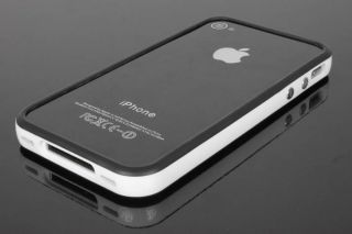 Original iGard® iPhone 4/4S Black Line Design Bumper Case