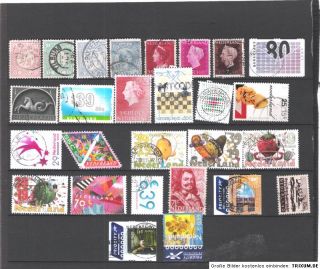 NIEDERLANDE (734) Schönes Lot Briefmarken 2 Bilder
