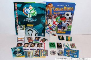 Panini 2 x KOMPLETTSATZ COMPLETE SET + ALBUM WM WC 2006 + World Cup