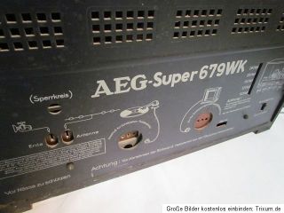 AEG Super 679 WK Röhrenradio Rarität 1930 50, gut erhalten, top