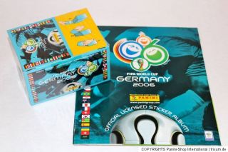 Panini WC WM Germany 2006 – 1 x BOX DISPLAY sealed/OVP + LEERALBUM