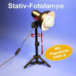 Stativ Fotolampe Fotoleuchte Tageslichtleuchte Stativlampe Fotolicht