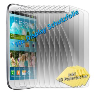 10x LCD Displayfolie Schutz Folie Samsung i9300 Galaxy S3 SIII