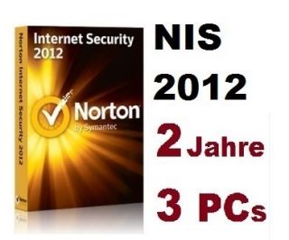 NIS 731 Tage Norton Internet Security 2012 für 2 Jahre 3 PCs