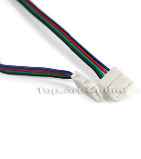 Stecker LED SMD Schnellverbinder Verbinder fr 5050 RGB Strips