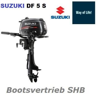 SUZUKI DF 5 S, 4 PS /4 Takt Bootsmotor, Außenbordmotor