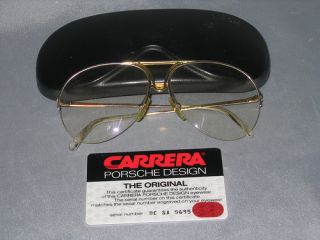 KULT Carrera Porsche Design Brille Original gold