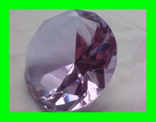 Glasdiamant LILA Glasdiamanten Diamant Glas Deko 12cm