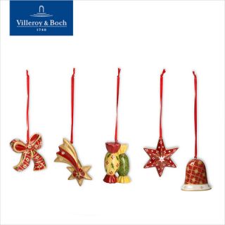 Villeroy & Boch Nostalgic Ornaments Weihnachten 5tlg Baumbehang