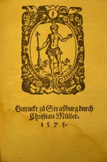1575 Von Hexen und Unholden Urich Moliter,gedruckt C.Müller