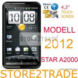 STAR A2000 Dual SIM Handy PDA 4,3 Touchscreen Android v2.2 ohne