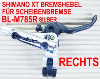 SHIMANO XT BREMSHEBEL B M 785 R FÜR SCHEIBENBREMSE   RECHTS   SILBER