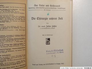 Feßler Chirurgie unserer Zeit Bd 339 Teubner 1912