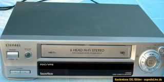 6K.Top HiFi Stereo Video Recorder Aiwa FX 525 m. Fernbed. u. Anl. VHS