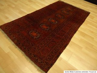 50 Jahre Antiker Afghan Buchara Ersari TEPPICH Old Rug TURKMEN Carpet