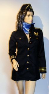 Sexy Stewardess Flugbegleiterin Saftschupse Kostüme 38