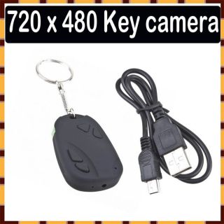 New 808 Car Key Micro camera Spy DVR Cover Video Recorder Support TF