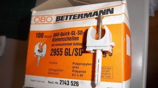 OBO 2955SD pg9 Klemmschelle Schlagdübel 15 16 mm 100