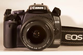 Canon Spiegelreflexkamera EOS400D mit Zubehör (Defekt) 2 x Akku
