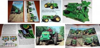John Deere 830   4430 Traktorenprogramm Prospekt 1975/7