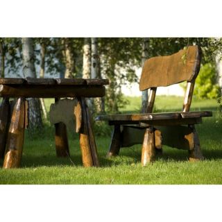 Rustikale Gartenmöbel aus Holz   Sitzgruppe UNICO 150cm