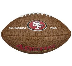 San Francisco 49 ers Wilson Collector Football NFL Football Soft Touch