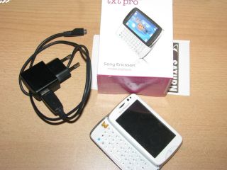 Sony Ericsson txt pro Weiss (Ohne Simlock) Smartphone